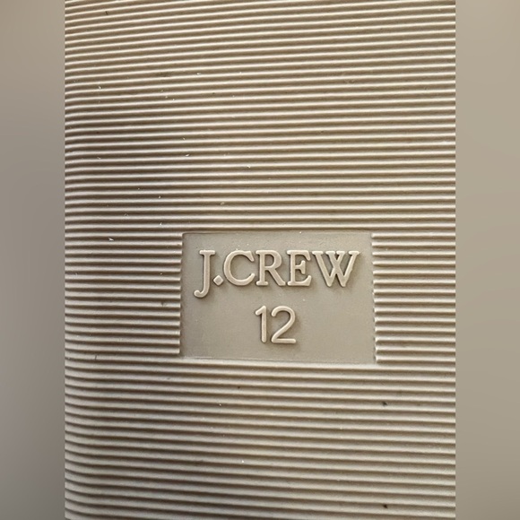 J.Crew Slippers Mens Size 12 Navy Suede Faux Shearling Lined Slip On - Picture 9 of 11